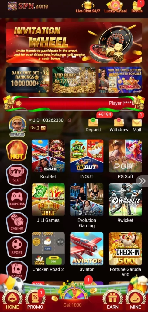 SPNZone Game